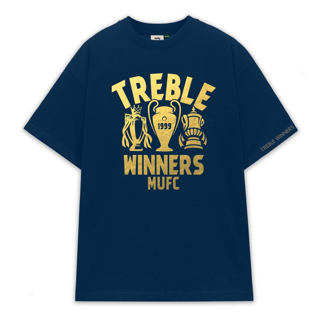 ÁO THUN SPIDY MU ATMU25 – QUỶ ĐỎ TREBLE WINNER MU FC