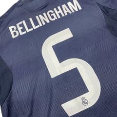 ÁO BÓNG ĐÁ REAL MADRID 2025/26 SÂN KHÁCH PLAYER CHÍNH HÃNG - NAMESET BELLINGHAM #5 - PATCH C1 - KHIÊN VÔ ĐỊCH FIFA INTERCONTINENTAL 2024  - JV5920