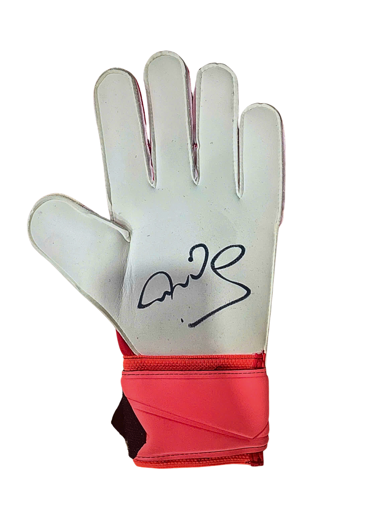 GĂNG TAY THI ĐẤU CÓ CHỮ KÝ CỦA PETER SCHMEICHEL CHÍNH HÃNG - HC0621