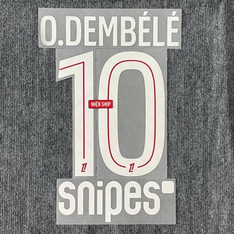 NAMESET O.DEMBÉLÉ 10 AUTHENTIC PARIS SAINT-GERMAN SÂN NHÀ 2025/26 LIGUE 1