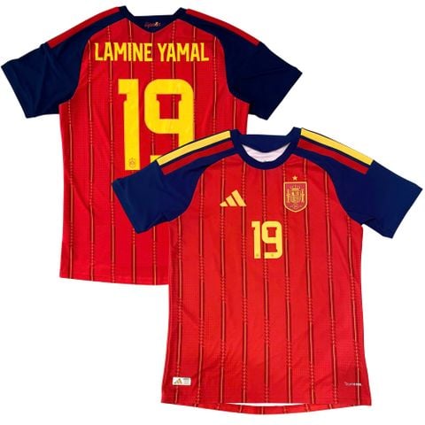 ÁO BÓNG ĐÁ TÂY BAN NHA WC2026 SÂN NHÀ CHÍNH HÃNG PLAYER - NAMESET LAMINE YAMAL #19 - JN4366