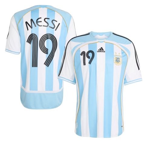 ÁO BÓNG ĐÁ ARGENTINA 2006 REISSUE MESSI 10 SÂN NHÀ CHÍNH HÃNG JN3708