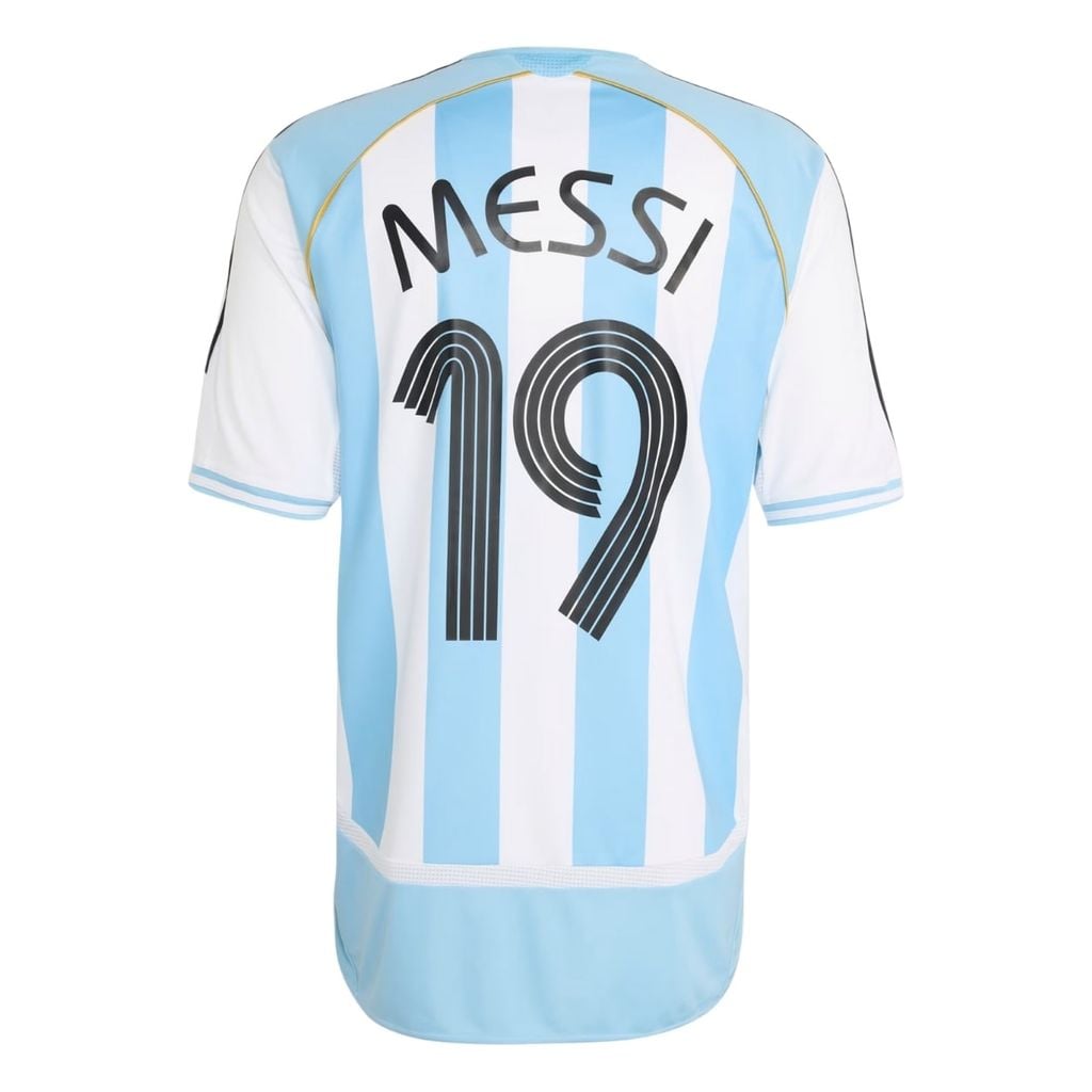 ÁO BÓNG ĐÁ ARGENTINA 2006 REISSUE MESSI 10 SÂN NHÀ CHÍNH HÃNG JN3708