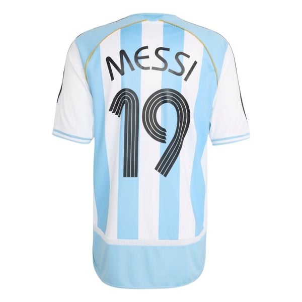 ÁO BÓNG ĐÁ ARGENTINA 2006 REISSUE MESSI 19 SÂN NHÀ CHÍNH HÃNG JN3708