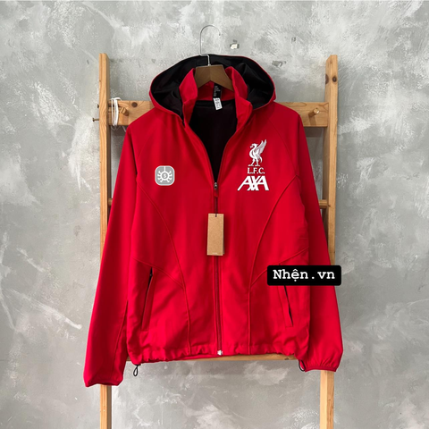 ÁO KHOÁC GIÓ LIVERPOOL ĐỎ TƯƠI 2023/24