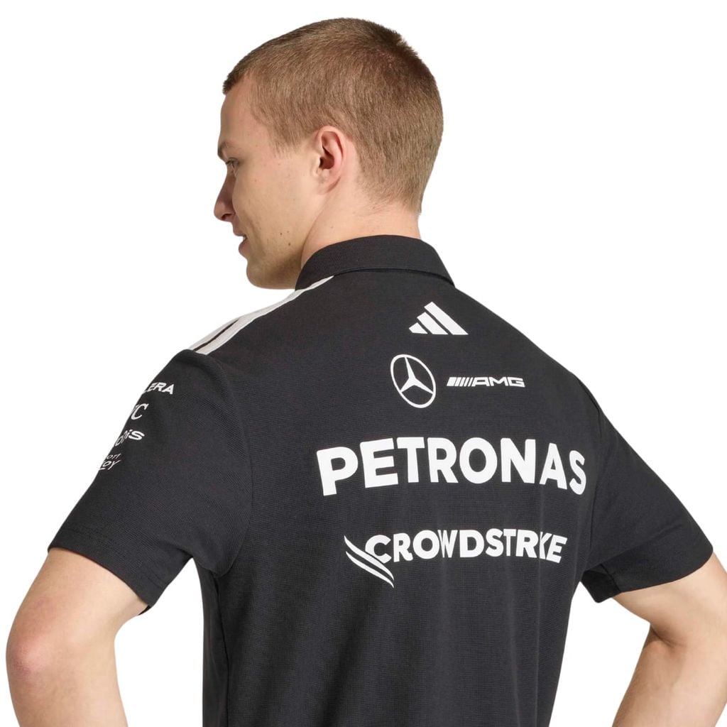 ÁO POLO ĐUA CÔNG THỨC 1 MERCEDES - AMG PETRONAS 2026 F1 TEAM ĐEN KE5523