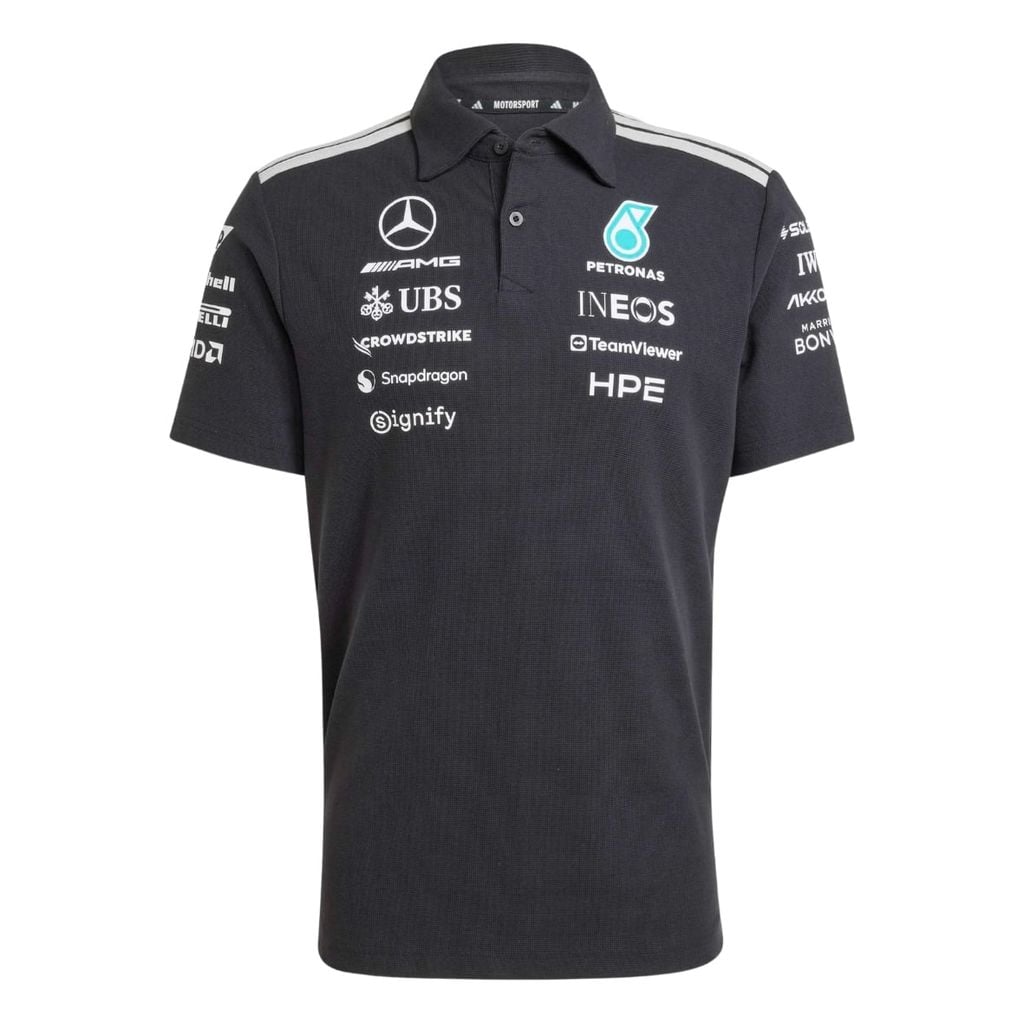 ÁO POLO ĐUA CÔNG THỨC 1 MERCEDES - AMG PETRONAS 2026 F1 TEAM ĐEN KE5523