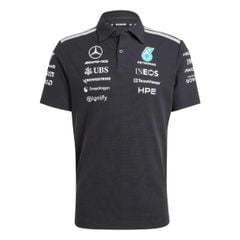 ÁO POLO ĐUA CÔNG THỨC 1 MERCEDES - AMG PETRONAS 2026 F1 TEAM ĐEN KE5523