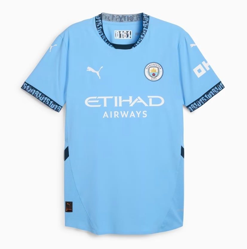 ÁO BÓNG ĐÁ MANCHESTER CITY 2024/25 SÂN NHÀ CHÍNH HÃNG BẢN PLAYER 775050 01