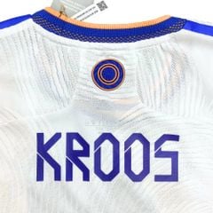 ÁO BÓNG ĐÁ REAL MADRID 2021/22 SÂN NHÀ CHÍNH HÃNG PLAYER - NAMESET KROSS #8 - GQ1360