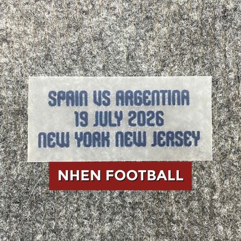 MATCH DETAIL SPAIN VS ARGENTINA AUTHENTIC ÁO ARGENTINA SÂN NHÀ WORLD CUP 2026