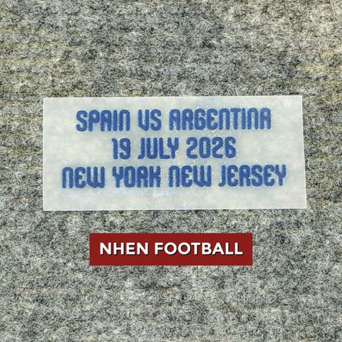 MATCH DETAIL SPAIN VS ARGENTINA AUTHENTIC ÁO ARGENTINA SÂN NHÀ WORLD CUP 2026