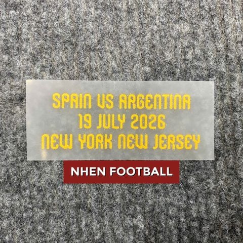 MATCH DETAIL SPAIN VS ARGENTINA AUTHENTIC ÁO TÂY BAN NHA SÂN NHÀ WORLD CUP 2026