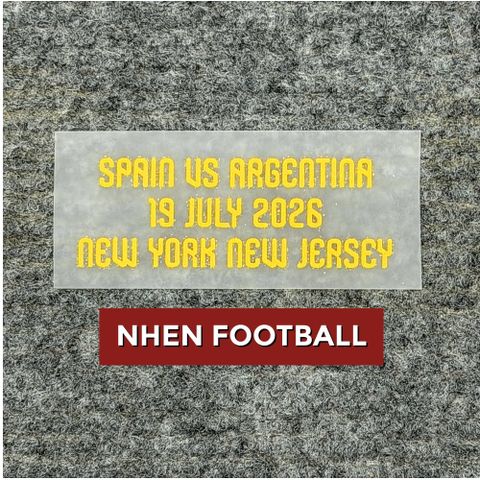 MATCH DETAIL SPAIN VS ARGENTINA AUTHENTIC ÁO TÂY BAN NHA SÂN NHÀ WORLD CUP 2026