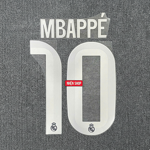 NAMESET MBAPPE 10 AUTHENTIC REAL MADRID SÂN KHÁCH 2025/26 UCL & FIFA CLUB WORLD CUP