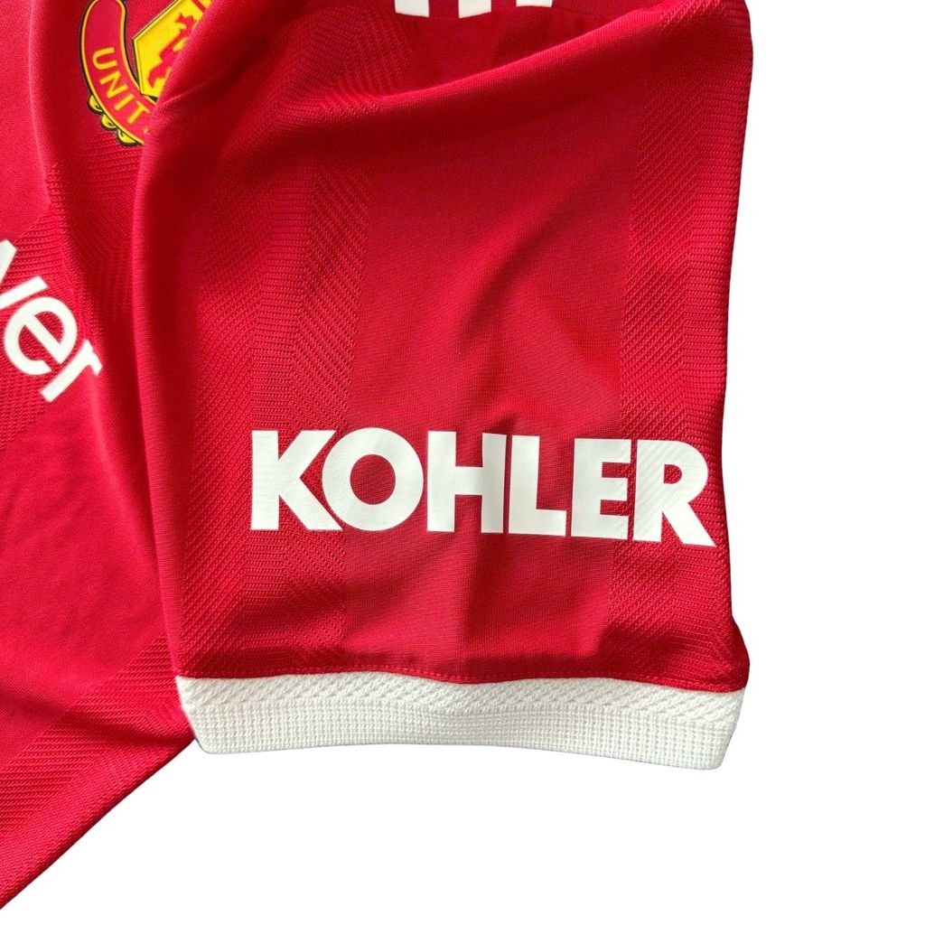 ÁO BÓNG ĐÁ MANCHESTER UNITED 2021/22 CHÍNH HÃNG SÂN NHÀ PLAYER H31090 - PATCH CHAMPION LEAGUE  SIZE S (UK)