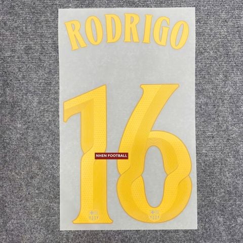 NAMESET RODRIGO 16 AUTHENTIC BARCELONA SÂN NHÀ 2026/27 CUP