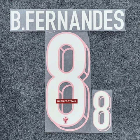 NAMESET B.FERNANDES 8 AUTHENTIC BỒ ĐÀO NHA SÂN NHÀ 2024 EURO & NATIONS LEAGUE