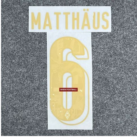 NAMESET MATTHÄUS #6 AUTHENTIC BORUSSIA MONCHEGLADBACH BẢN KỶ NIỆM 125 NĂM 2025/26