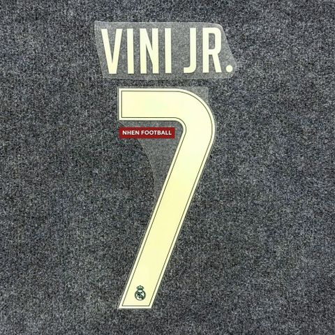 NAMESET VINI JR. 7 AUTHENTIC REAL MADRID SÂN KHÁCH 2026/27 UCL