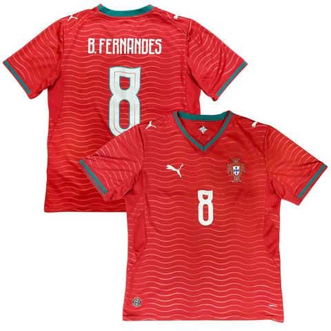 ÁO BỒ ĐÀO NHA WC2026 CHÍNH HÃNG SÂN NHÀ FAN - NAMESET B.FERNANDES #8 - 783278_01