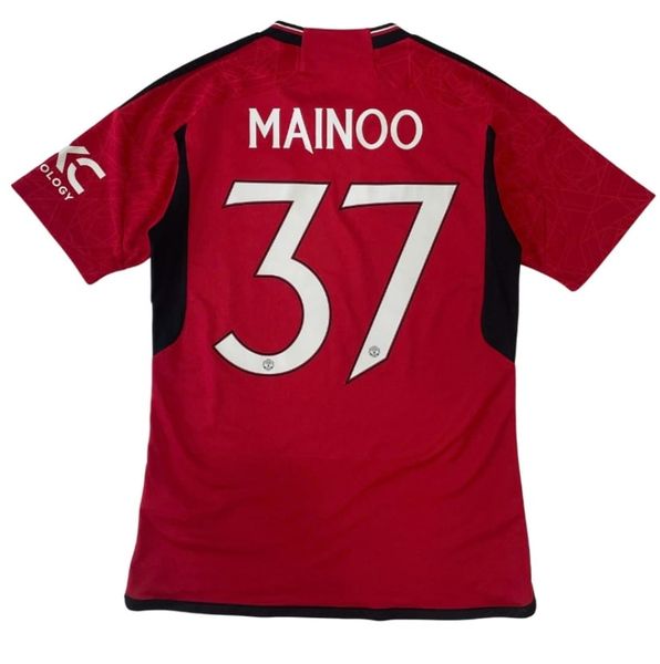 ÁO BÓNG ĐÁ MANCHESTER UNITED SÂN NHÀ 2023/24 NAMESET MAINOO - 37 CHÍNH HÃNG FAN - IP1726 (KHÔNG TAG)