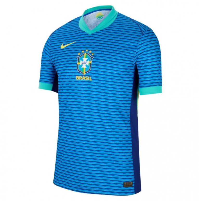 ÁO BÓNG ĐÁ TUYỂN BRAZIL 2024 SÂN KHÁCH CHÍNH HÃNG PLAYER - FJ4269-458
