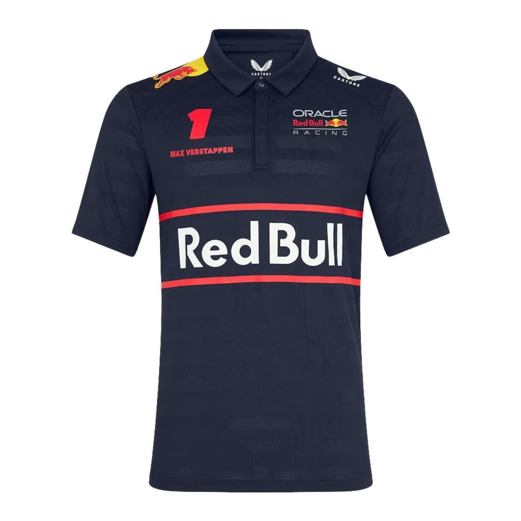 ÁO POLO F1 RED BULL RACING 2025 MAX VERSTAPPEN CHÍNH HÃNG CASTORE TM10296-020