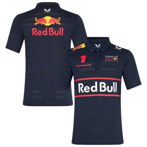 ÁO POLO F1 RED BULL RACING 2025 MAX VERSTAPPEN CHÍNH HÃNG CASTORE TM10296-020