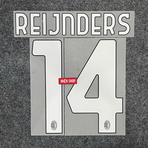 NAMESET REIJNDERS 14 AUTHENTIC AC MILAN SÂN NHÀ 2024/25 SERIE A