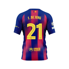 NAMESET F.DE JONG 21 AUTHENTIC BARCELONA 2025/26 SÂN NHÀ CUP