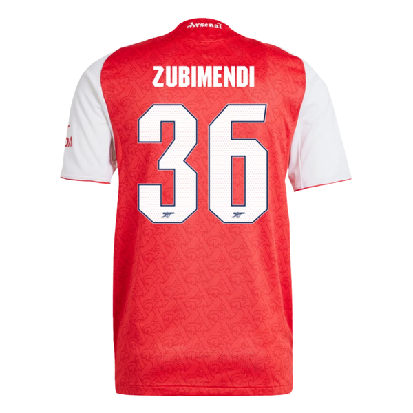 NAMESET ZUBIMENDI 36 AUTHENTIC ARSENAL SÂN NHÀ 2025/26 CUP