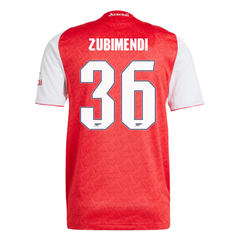 NAMESET ZUBIMENDI 36 AUTHENTIC ARSENAL SÂN NHÀ 2025/26 CUP