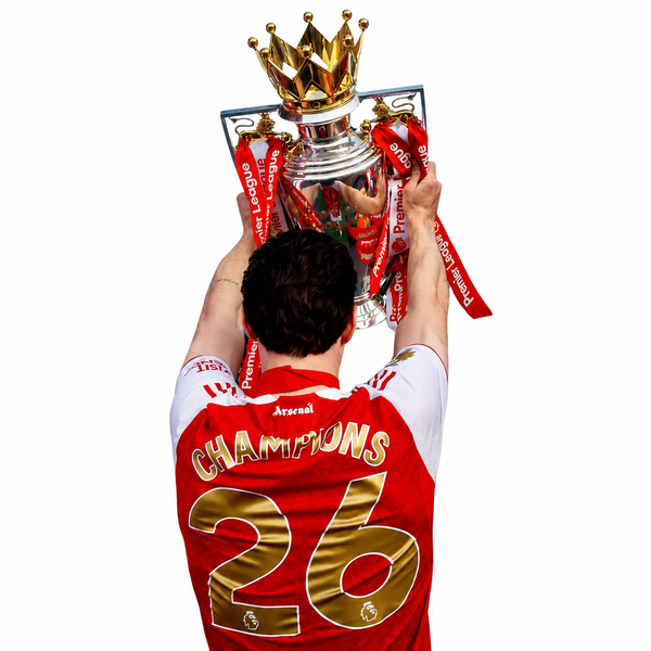 NAMESET CHAMPIONS 26 AUTHENTIC ARSENAL BẢN KỶ NIỆM VÔ ĐỊCH 2025/26 EPL