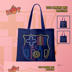 TÚI TOTE CANVAS BARCELONA FCB - SPIDY TTBAR09