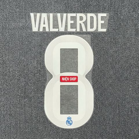 NAMESET VALVERDE 8 AUTHENTIC REAL MADRID SÂN KHÁCH THỨ BA 2025/26 UCL