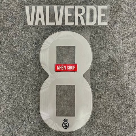 NAMESET VALVERDE 8 AUTHENTIC REAL MADRID SÂN KHÁCH 2025/26 UCL