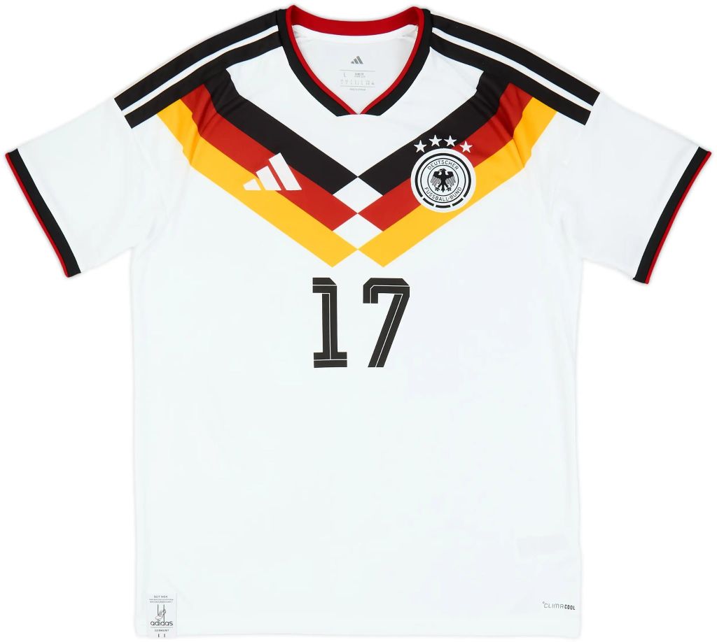 NAMESET WIRTZ 17 AUTHENTIC ĐỨC SÂN NHÀ 2026 WORLD CUP