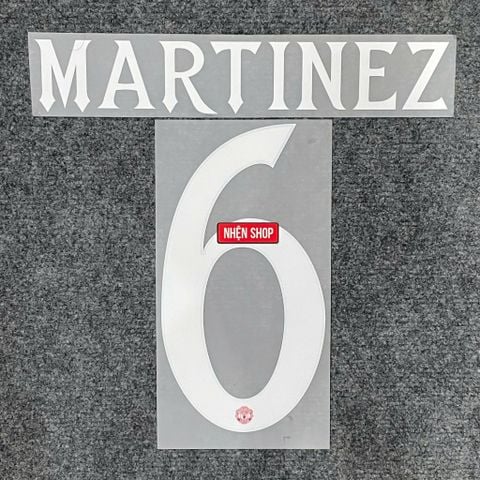 NAMESET MARTINEZ 6 AUTHENTIC MUFC MANCHESTER UNITED SÂN NHÀ 2025/26 CUP