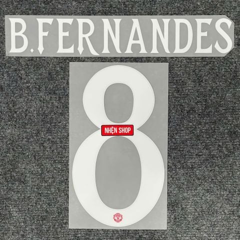 NAMESET B.FERNANDES 8 AUTHENTIC MUFC MANCHESTER UNITED SÂN NHÀ 2025/26 CUP
