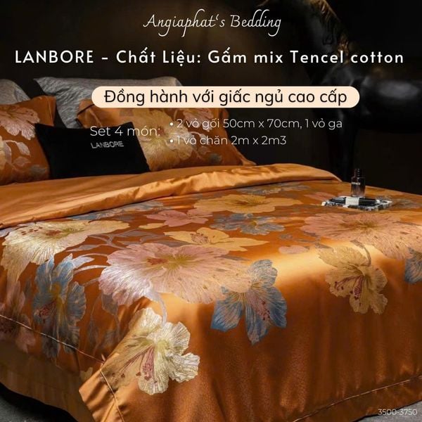  Set Chăn Ga Gấm Tencel - Vương Giả 2 