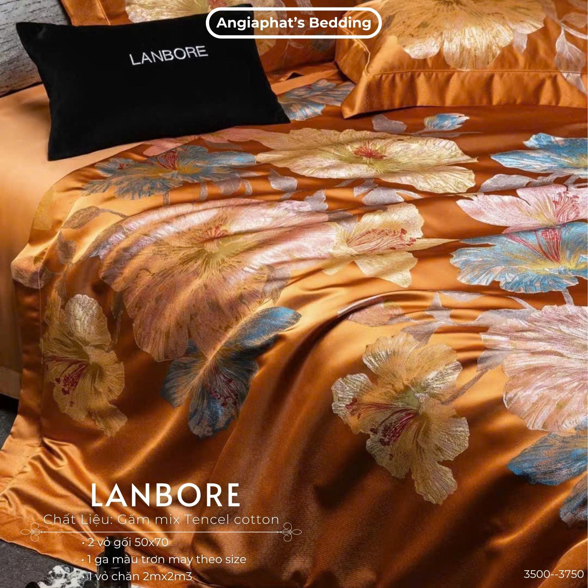  Set Chăn Ga Gấm Tencel - Vương Giả 2 