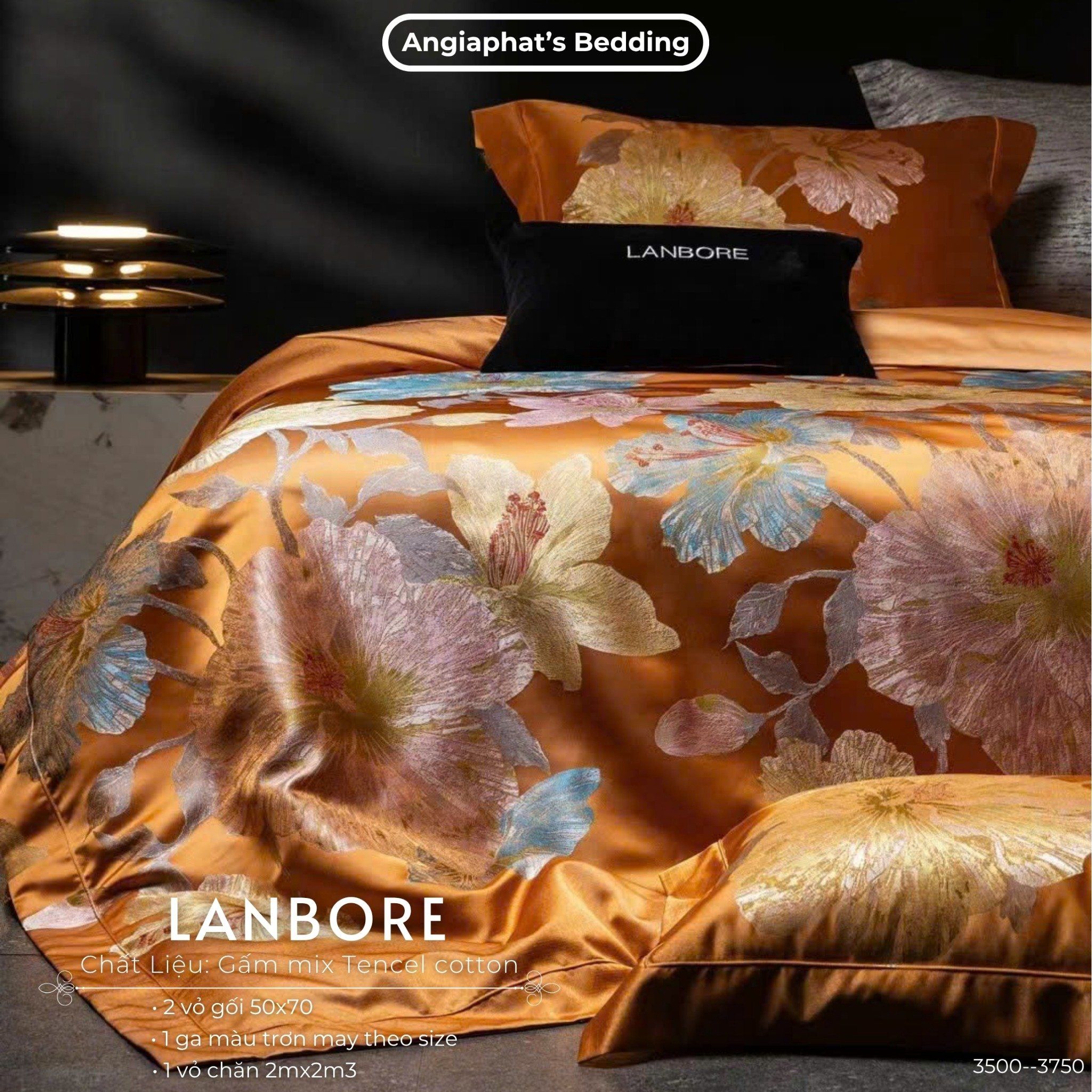  Set Chăn Ga Gấm Tencel - Vương Giả 2 