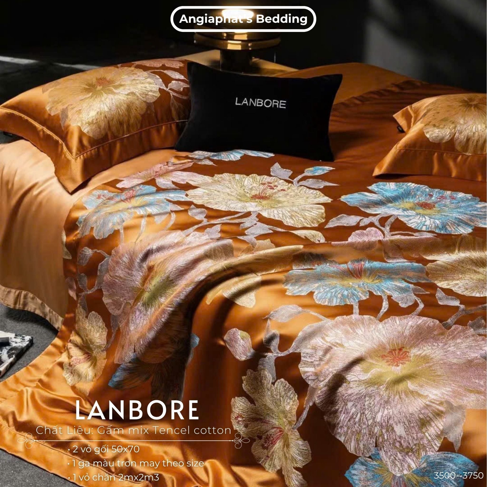  Set Chăn Ga Gấm Tencel - Vương Giả 2 