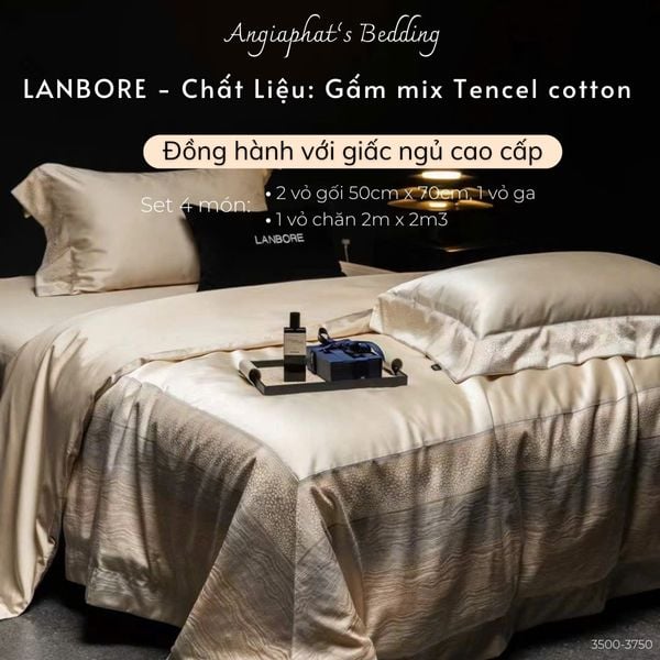  Set Chăn Ga Gấm Tencel - Vương Giả 3 