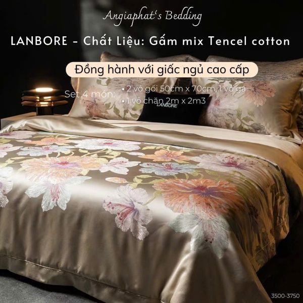  Set Chăn Ga Gấm Tencel - Vương Giả 1 