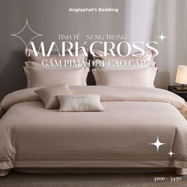  Set Chăn Ga Markcross - Gấm Pima 2 