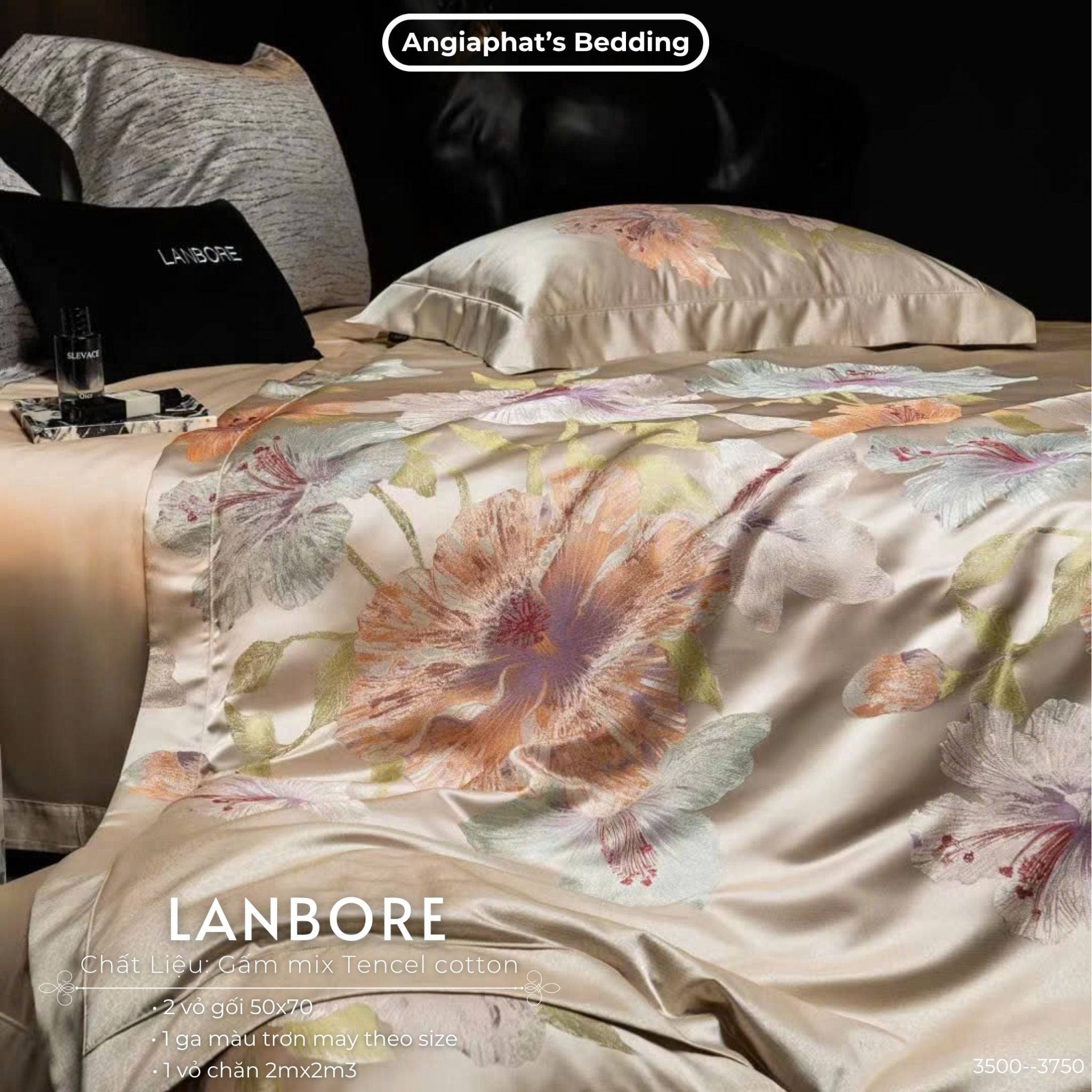  Set Chăn Ga Gấm Tencel - Vương Giả 1 