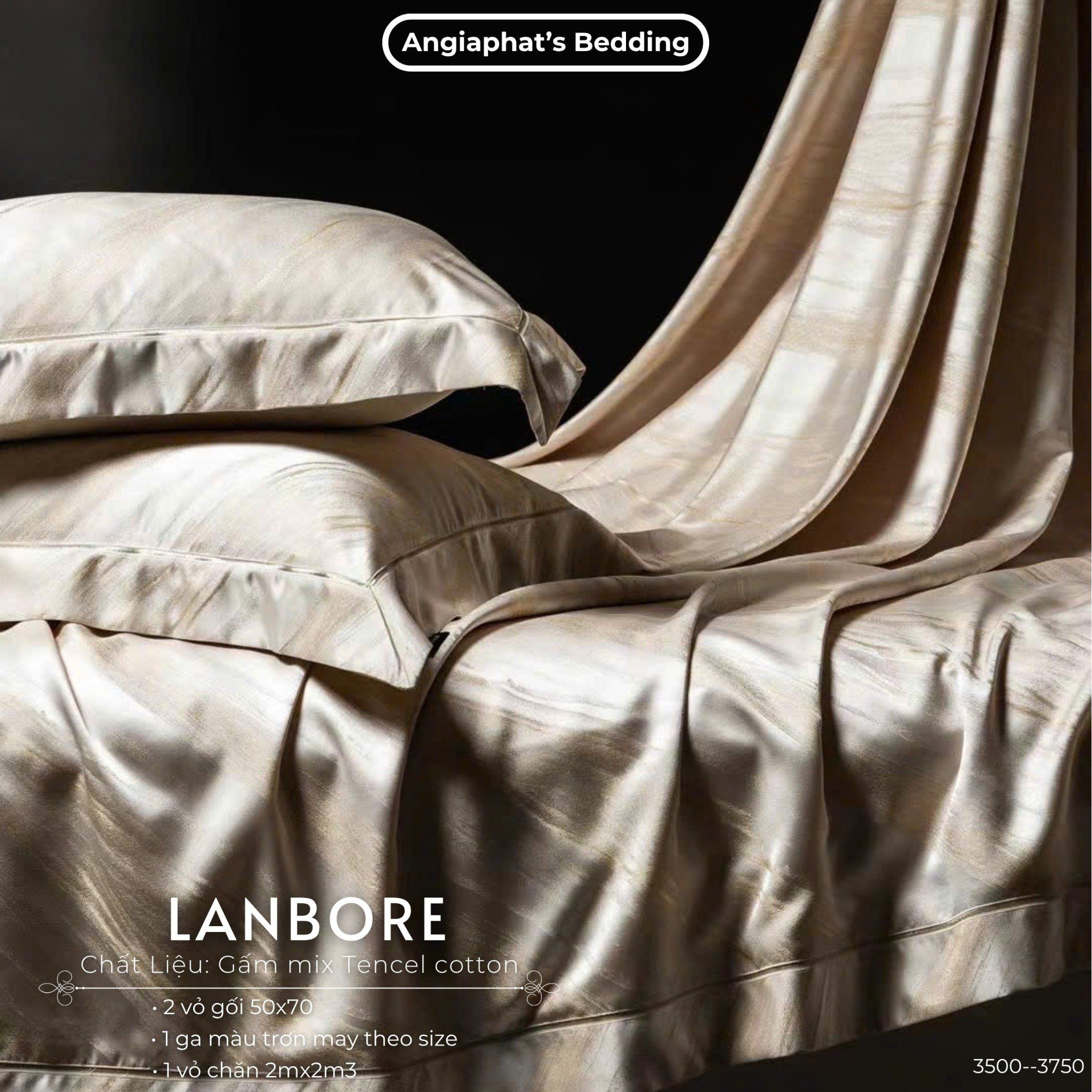  Set Chăn Ga Gấm Tencel - Vương Giả 5 