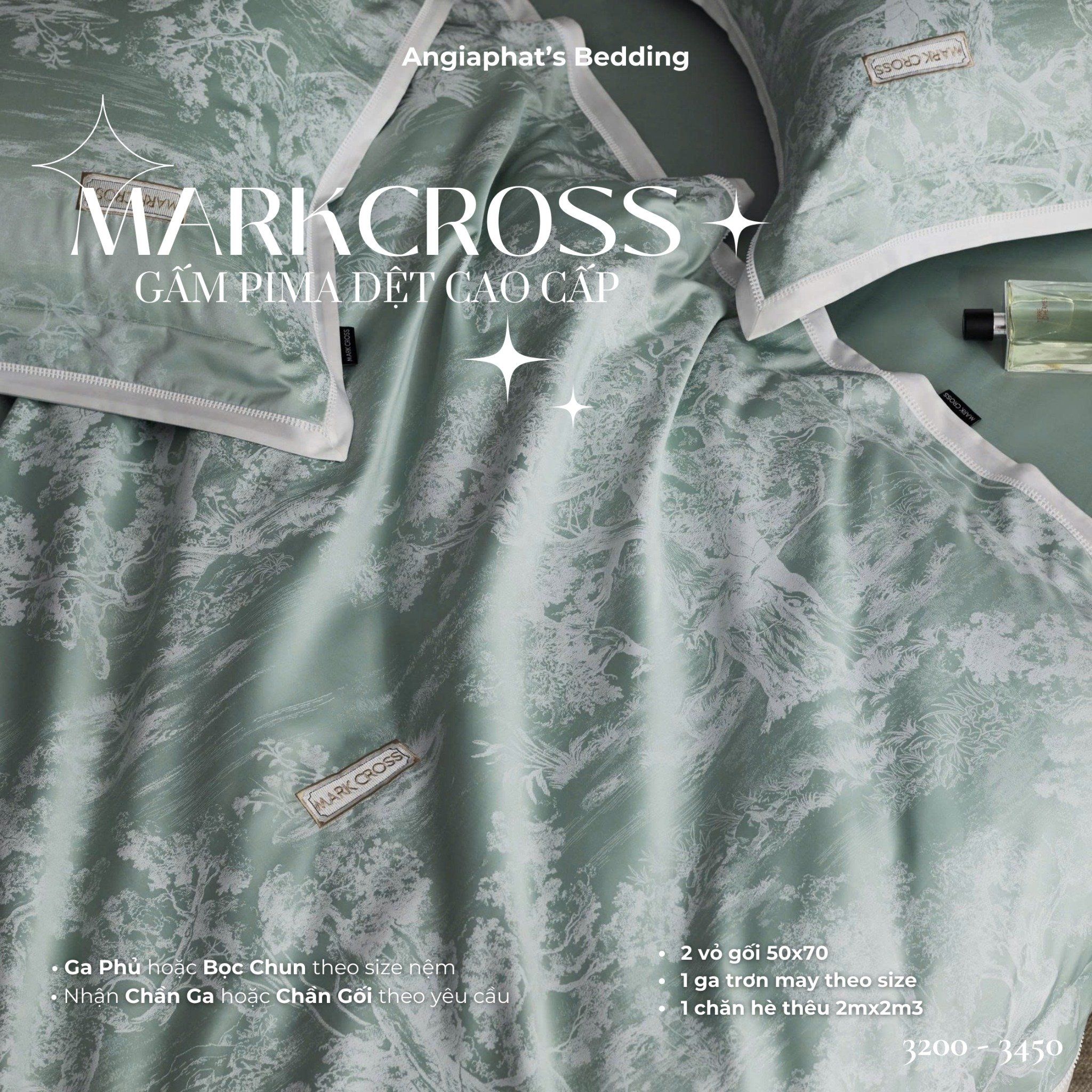 Set Chăn Ga Markcross - Gấm Pima 1 